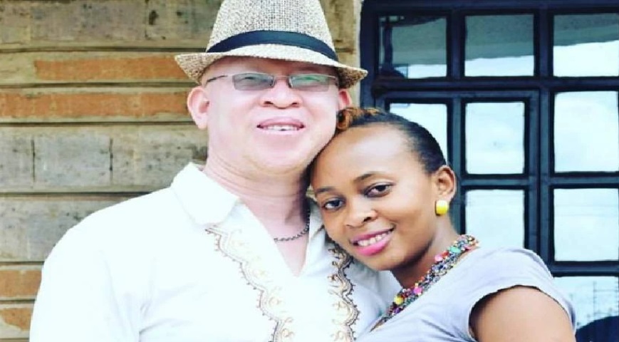 Isaac Mwaura and Wife